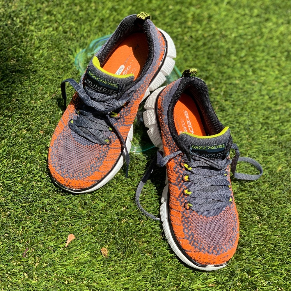 Boys dual lite sketchers tennis shoes